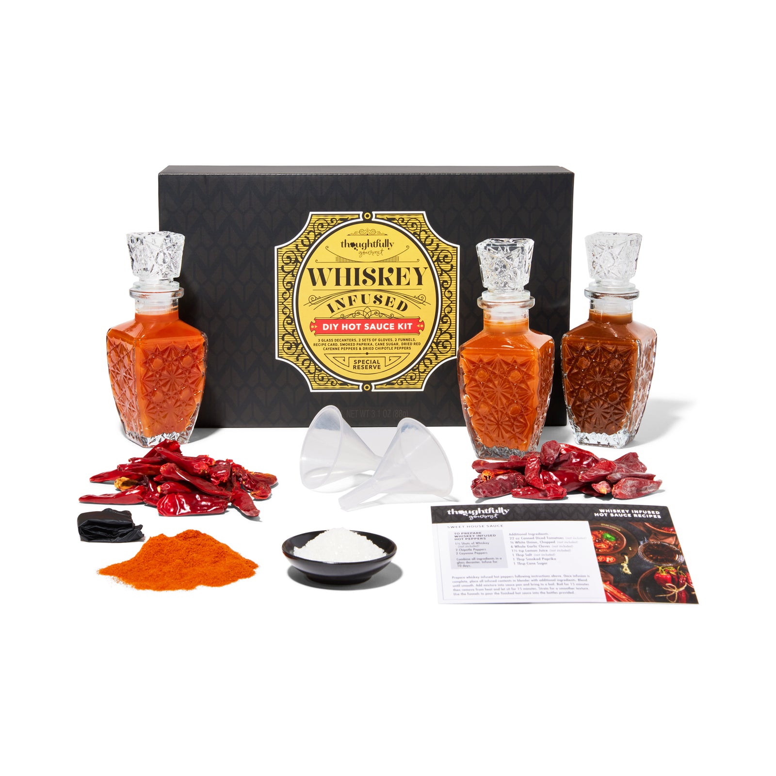 Make Your Own Whiskey Infused Hot Sauce DIY Gift Set