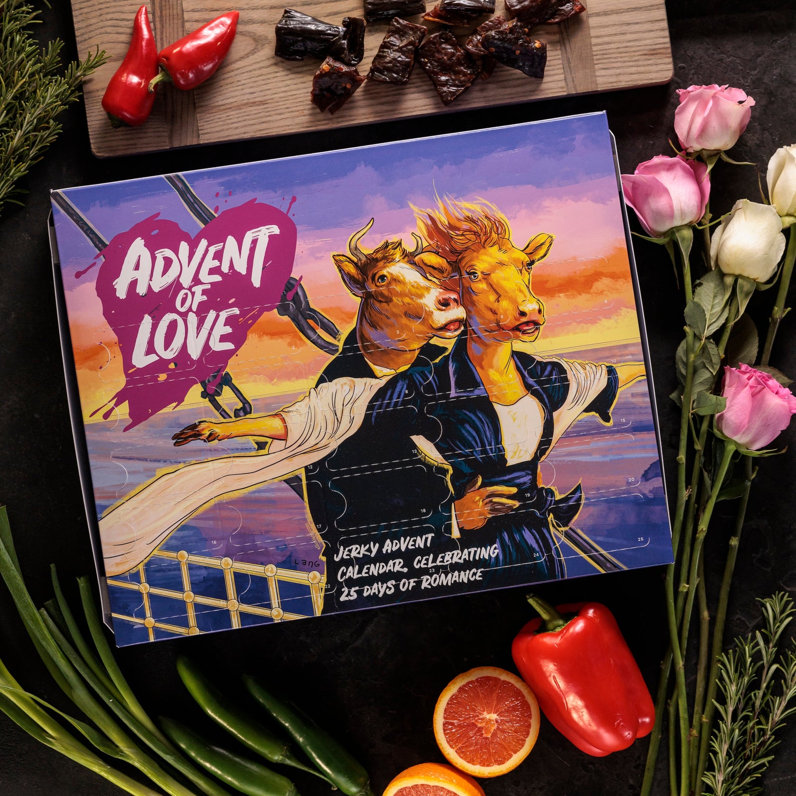 Advent of Love Jerky Calendar