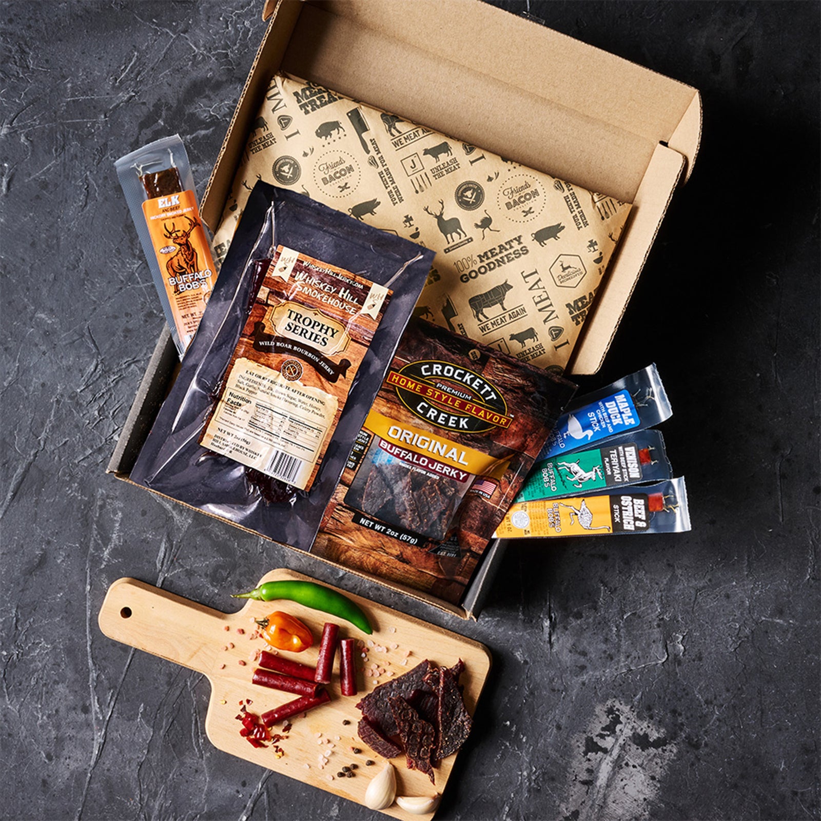 Exotic Meats Jerkygram Box