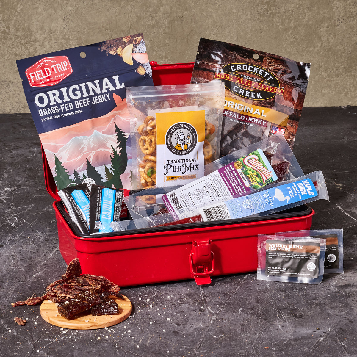 Americana Jerky &amp; Snacks Tour Tool Box