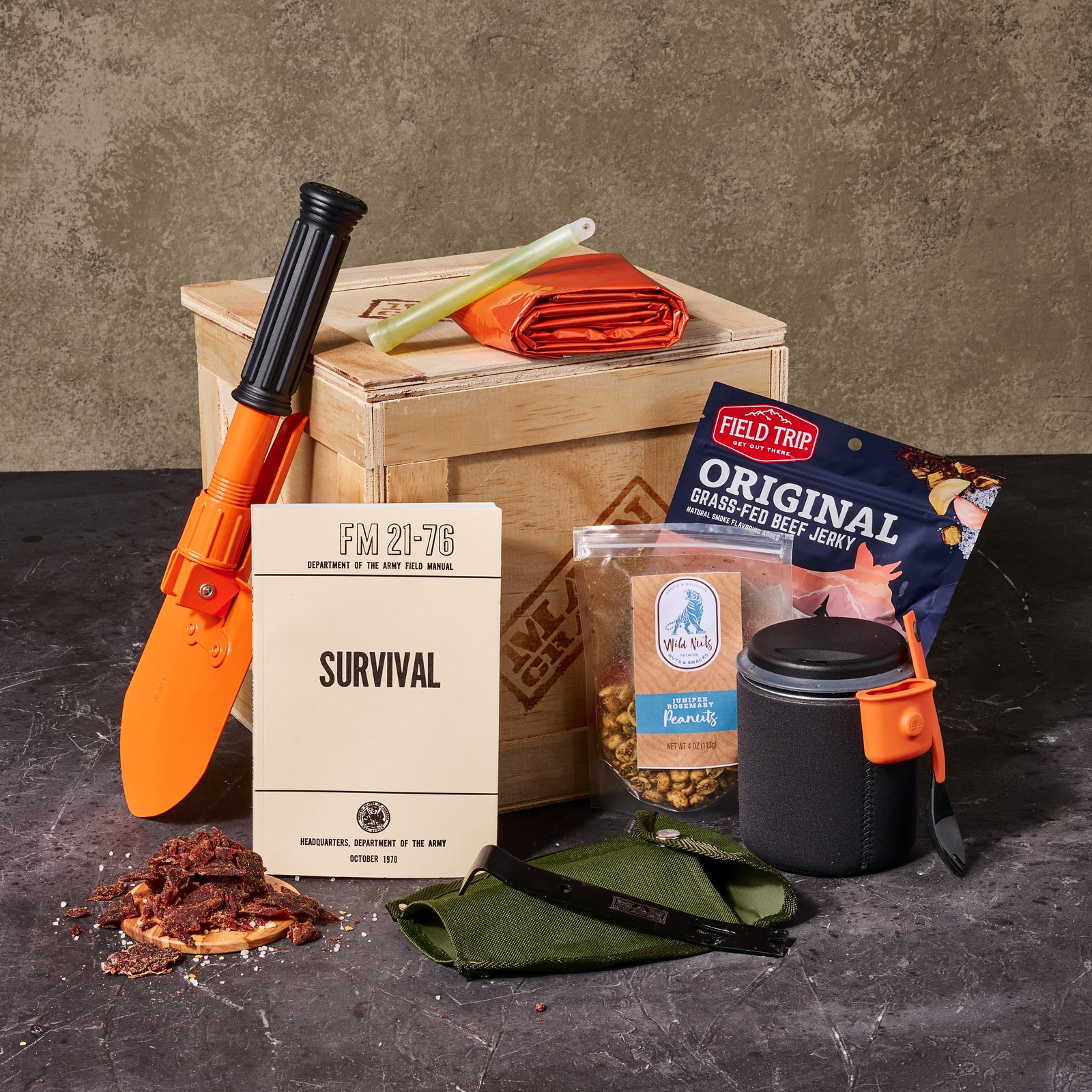 Outdoor Survival Crate