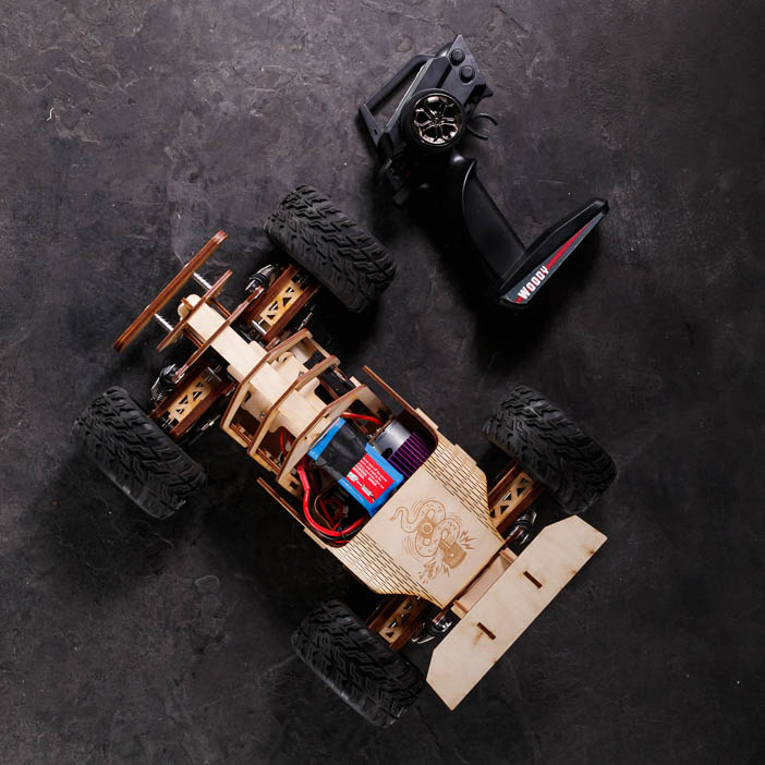 Wooden RC Car Kit