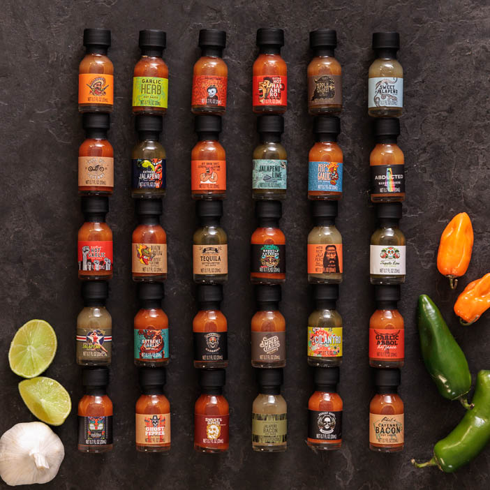 Master Hot Sauce Sampler, Set of 30