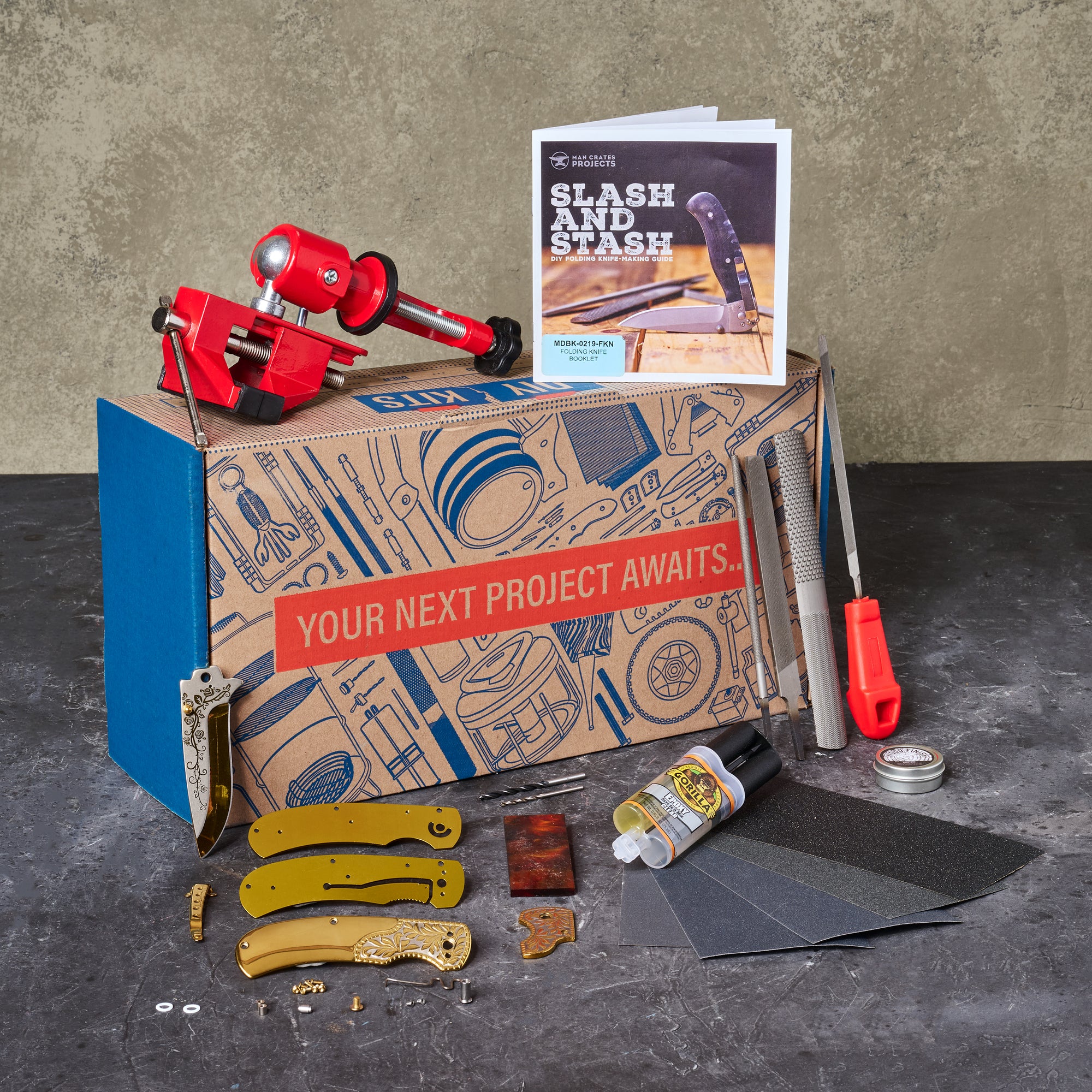 Folding Knife Making Kit Box