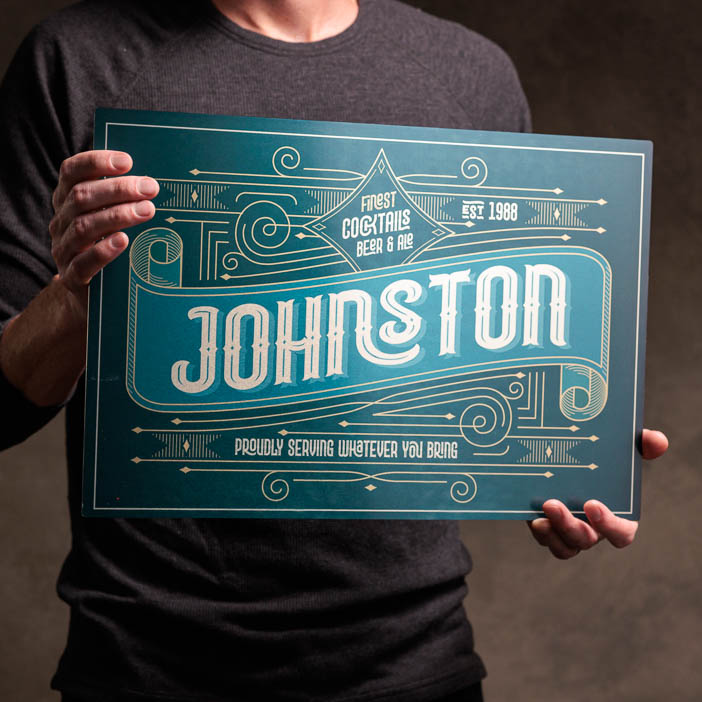 Personalized Metal Sign