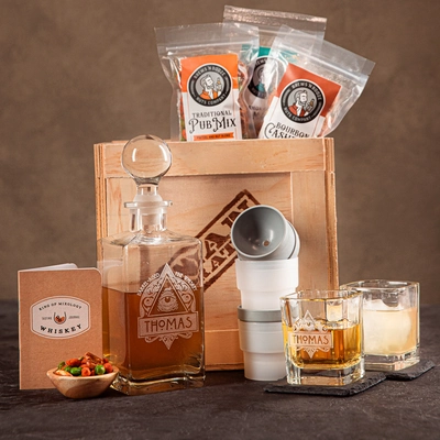 Personalized Whiskey Crate